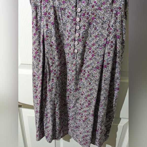 Mossimo Supply Co Summer Dress, Purple Flowers, Barely worn, Size Large - Picture 5 of 12